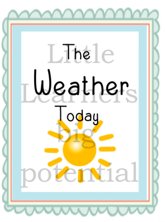 The weather today